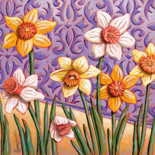 Daffodils painting