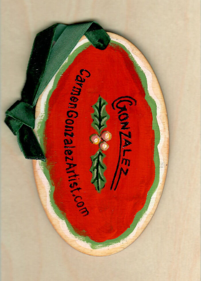 2024 Gingerbread Boy Ornament No 01 - 2.75inx4.50in - Original - Image 2