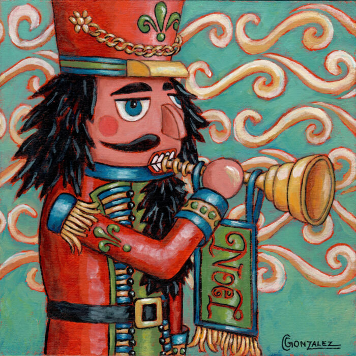 Nutcracker Bugle Boy - Wood Panel Print