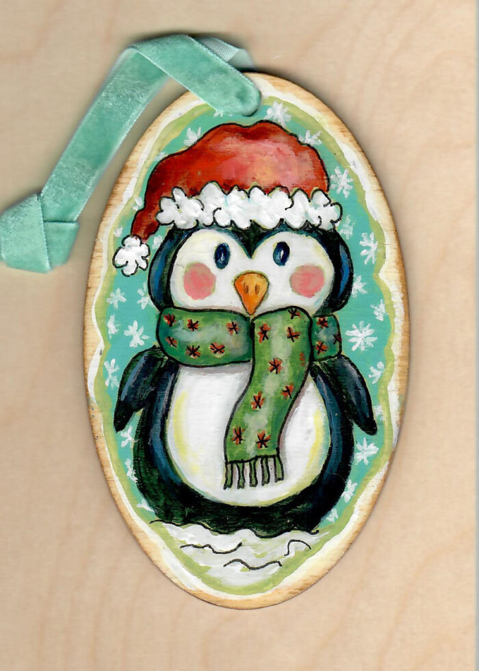 2024 Penguin Ornament No 2 - 2.75inx4.50in - Original