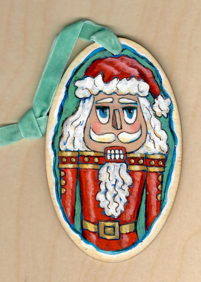 2024 Santa Nutcracker Ornament No 02 - 2.75inx4.50in - Original